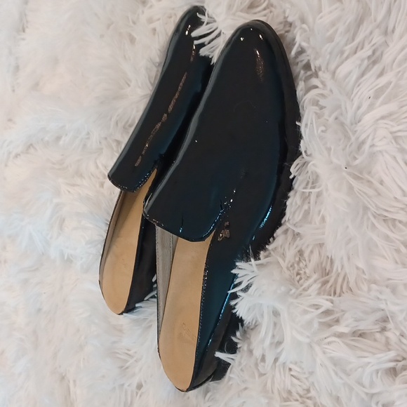 Dansko Lexie Black Patent Leather Mule Slip On Women's Size US 11.5-12 EU 42 NEW - Picture 2 of 16